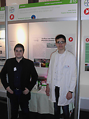 Richard Gamp, Julian Karimi: Biologie Schüler exp., 1. Platz + Teilnahme Landeswettbewerb + Sonderpreis der Gesellschaft für zerstörungsfreie Prüfung