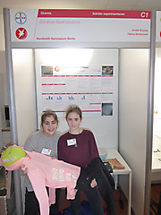 Amelie Brücher, Fatima Muhammad: Biologie Schüler experimentieren, 1. Preis und Sonderpreis Experimente für zu Hause; Teilnahme am Landeswettbewerb