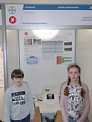 Annabell Ehrlich, Jonathan Wentzeck: Arbeitswelt Schüler exp., 2. Platz und Sonderpreis MINT für ein interdisziplinäres Projekt