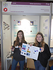 Katharina Austermann, Charlotte Klar: Technik Schüler exp., hochgestuft zu Jugend forscht; 1. Preis; Teilnahme am Landeswettbewerb